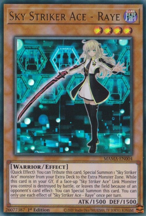 Sky Striker Ace - Raye Card Front