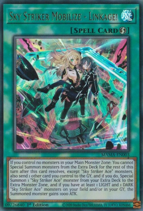 Sky Striker Mobilize - Linkage! Card Front