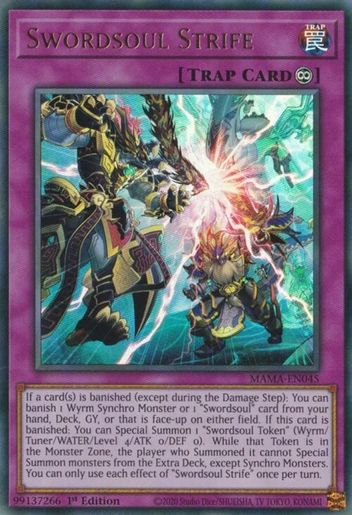 Swordsoul Strife Card Front