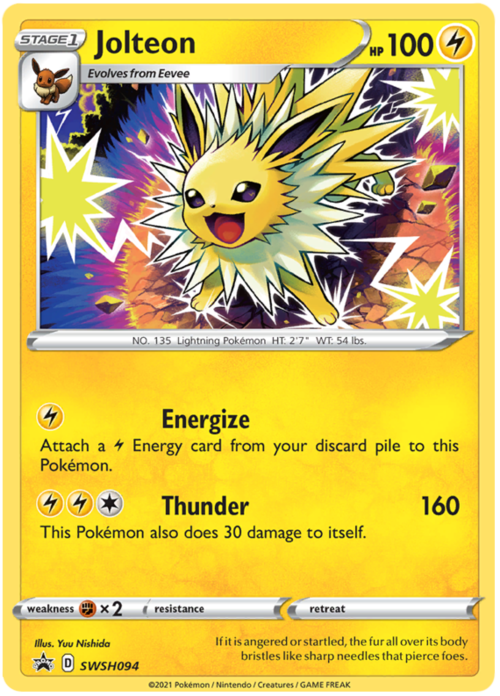 Jolteon Card Front