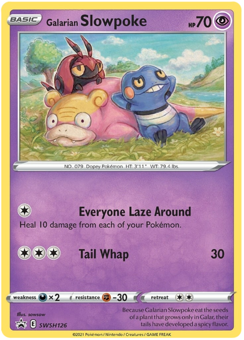 Galarian Slowpoke Card Front