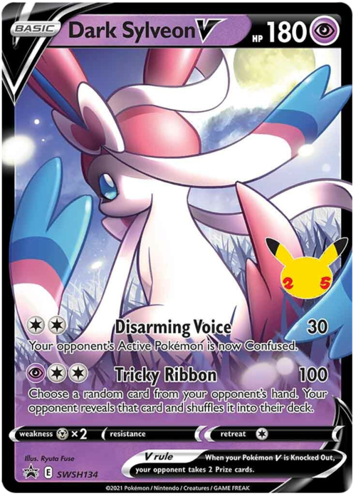 Dark Sylveon V Card Front