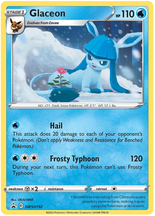 Glaceon Card Front