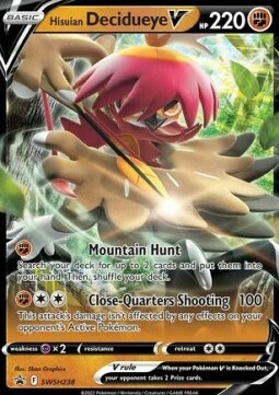 Hisuian Decidueye V Card Front