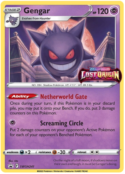 Gengar Card Front