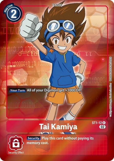 Tai Kamiya Card Front