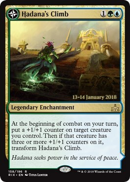 Hadana's Climb // Winged Temple of Orazca Card Front