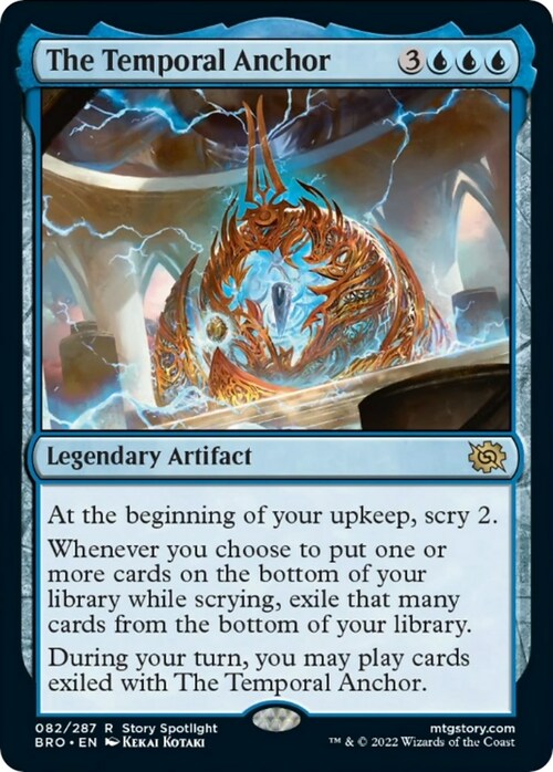 The Temporal Anchor Card Front