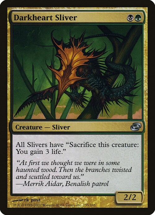 Darkheart Sliver Card Front