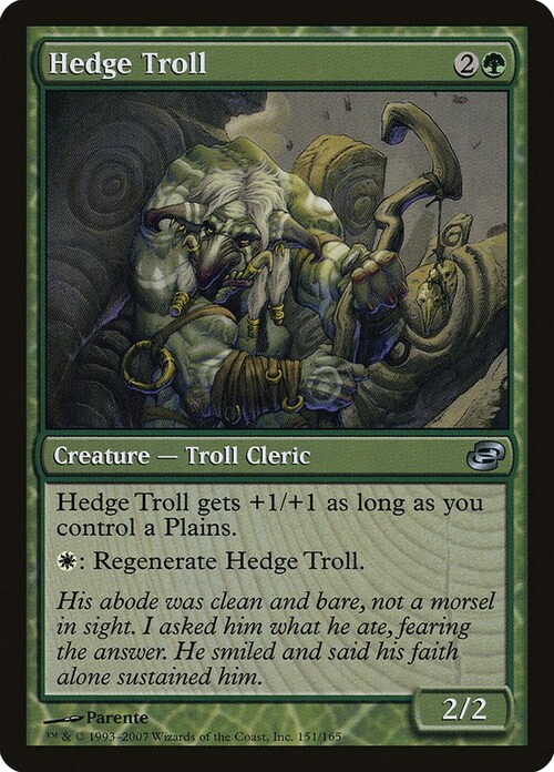 Hedge Troll Card Front