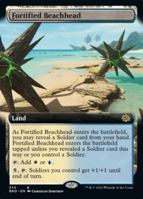 Fortified Beachhead Card Front