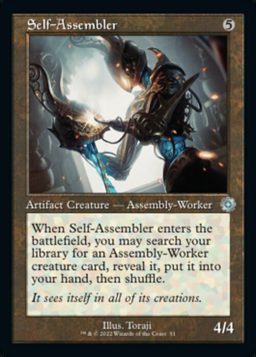 Self-Assembler Card Front