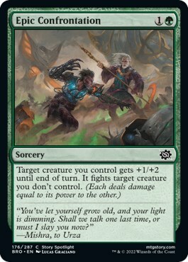 Epic Confrontation Card Front