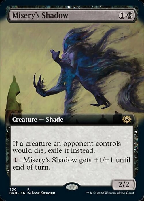 Misery's Shadow Card Front