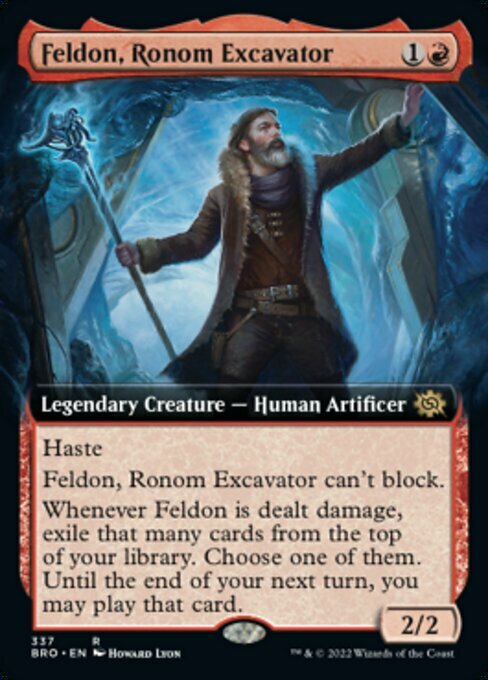 Feldon, Ronom Excavator Card Front