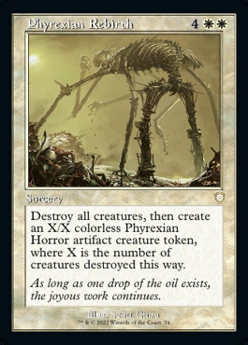 Phyrexian Rebirth Card Front