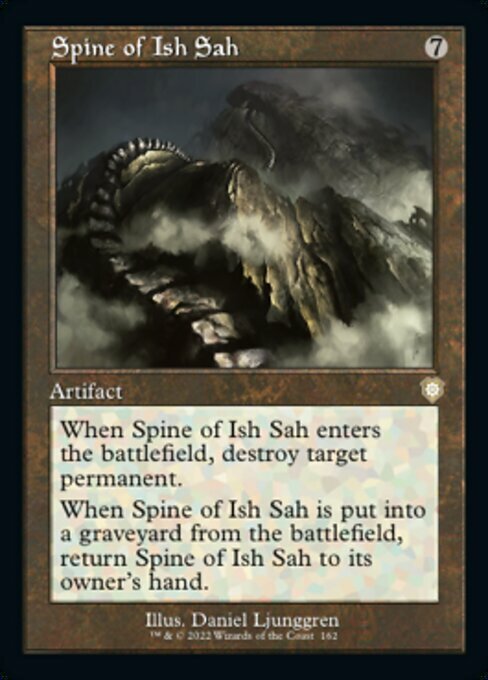 Spine of Ish Sah Card Front