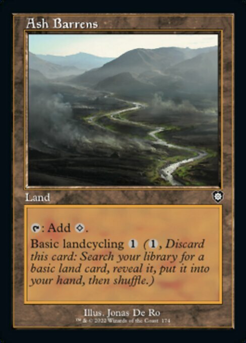 Ash Barrens Card Front