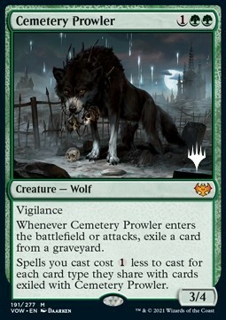 Cemetery Prowler Card Front