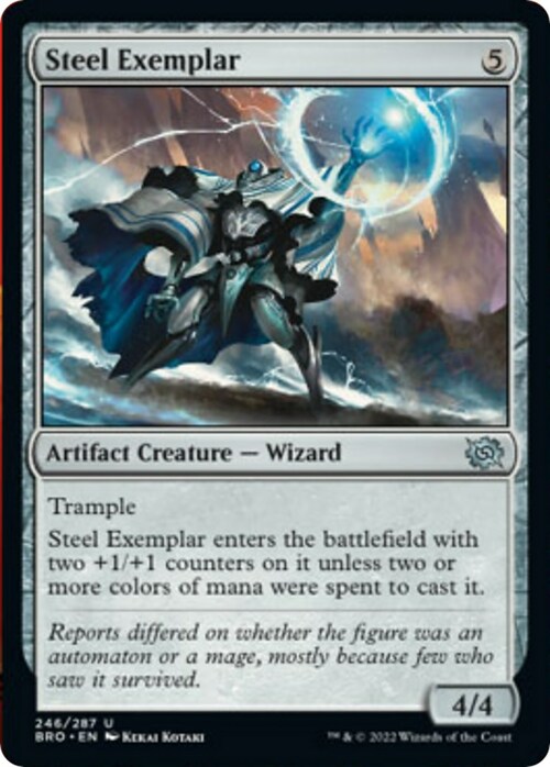 Steel Exemplar Card Front