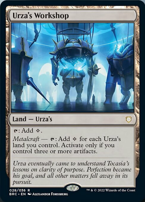 Urza's Workshop Card Front