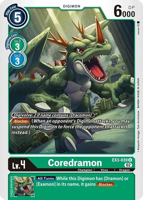 Coredramon Card Front