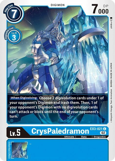 CrysPaledramon Card Front