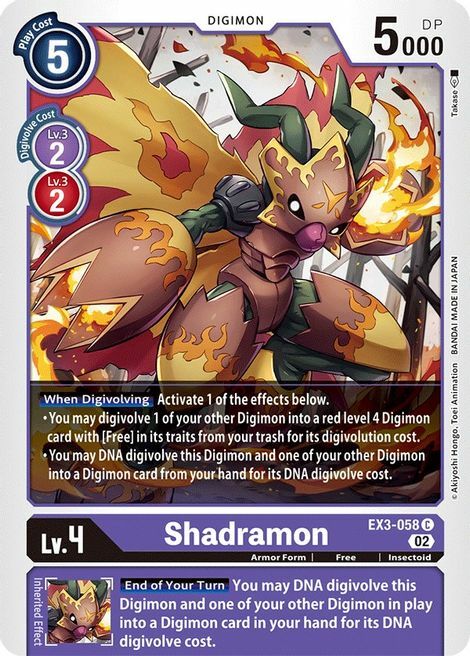 Shadramon Card Front