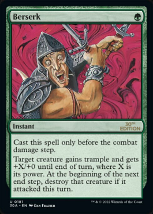 Berserk Card Front