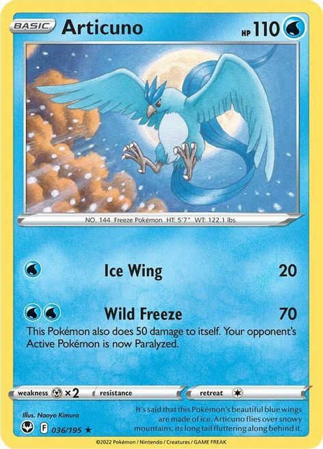 Articuno Card Front