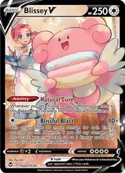 Blissey V [Natural Cure | Blissful Blast]