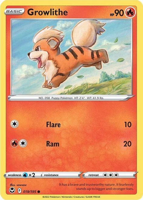 Growlithe Card Front