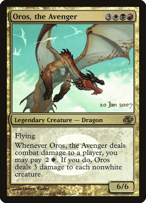 Oros, the Avenger Card Front