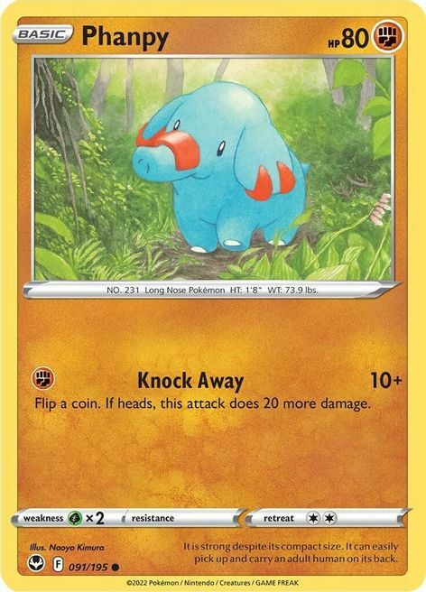 Phanpy Card Front