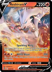 Reshiram V [Sparkling Wing | White Blaze]