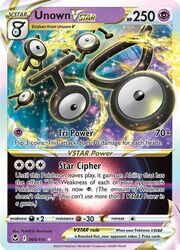 Unown V ASTRO [Tri Power | Star Cypher]