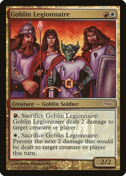 Goblin Legionnaire Card Front