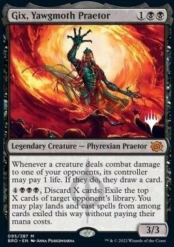 Gix, Yawgmoth Praetor Card Front