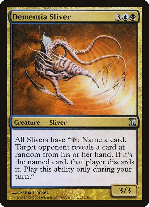 Dementia Sliver Card Front