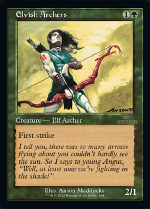 Elvish Archers Card Front