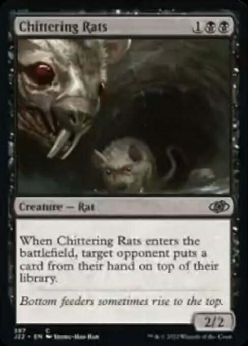 Chittering Rats Card Front