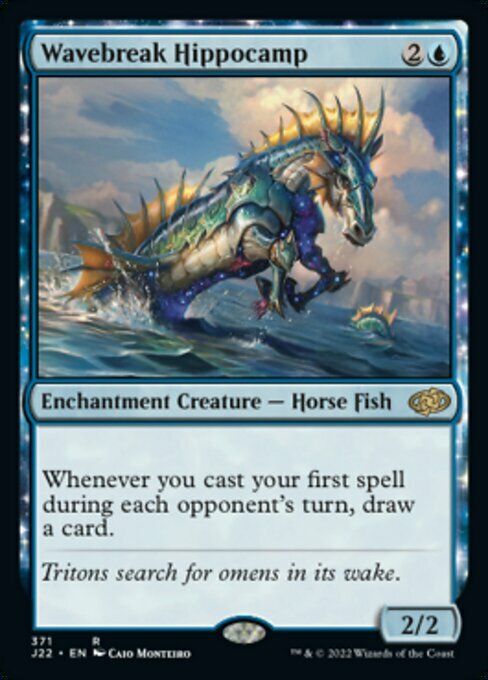 Wavebreak Hippocamp Card Front