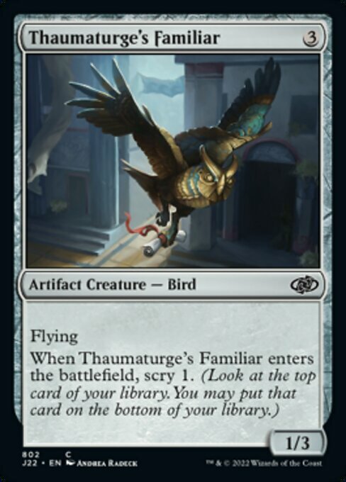 Thaumaturge's Familiar Card Front