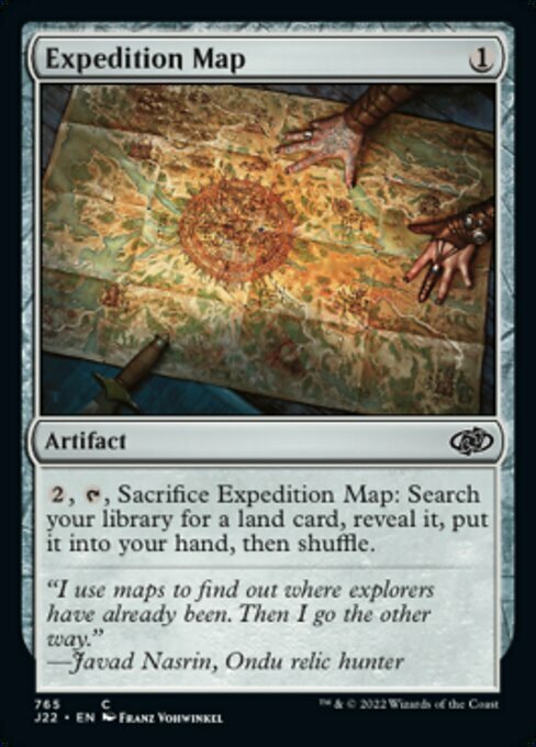 Expedition Map Card Front