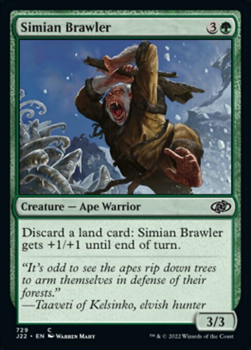 Simian Brawler Card Front