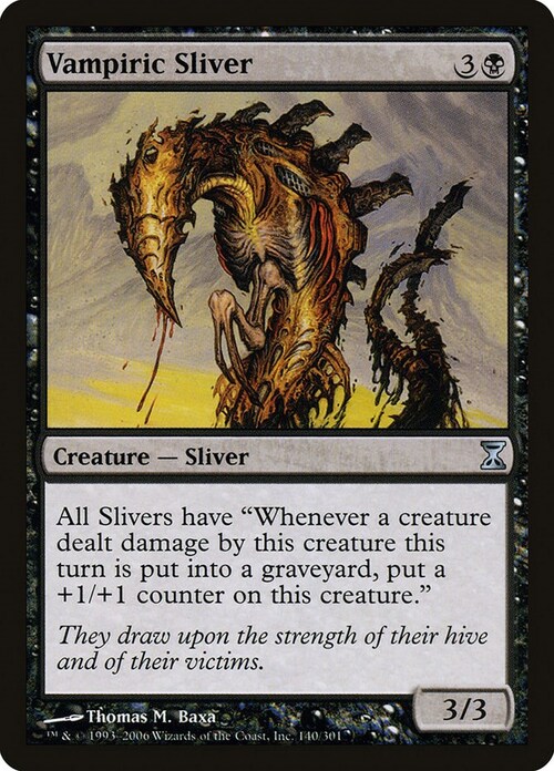 Vampiric Sliver Card Front