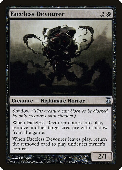 Faceless Devourer Card Front