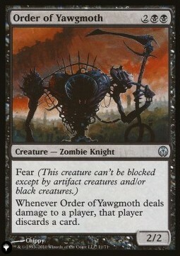 Order of Yawgmoth Card Front