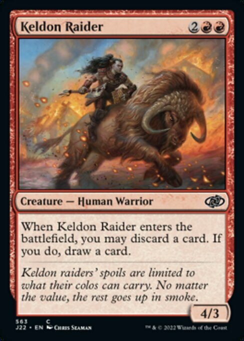 Keldon Raider Card Front