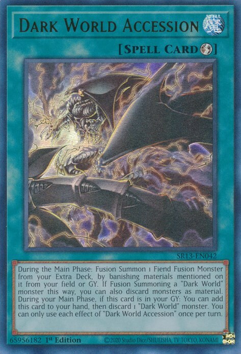 Dark World Accession Card Front